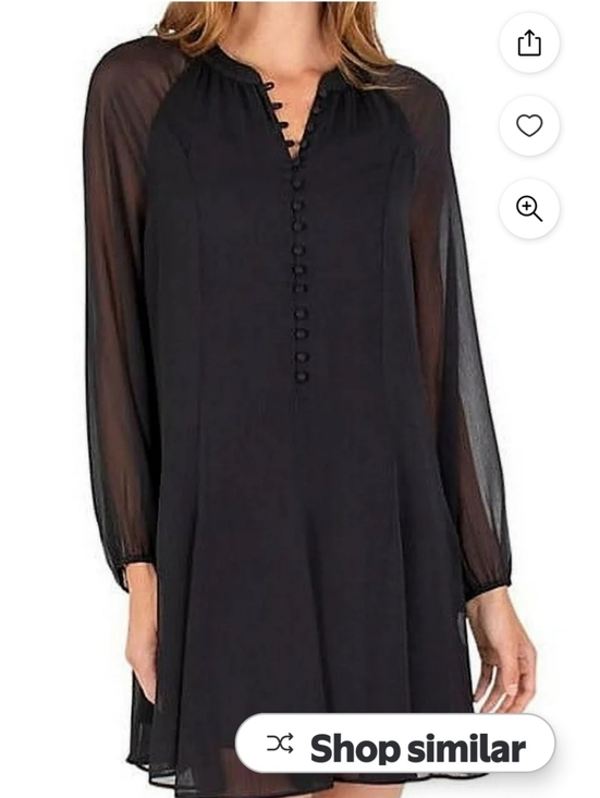 Joie Tops - Joie Black Boxy Oversized Mesh Gorgeous Dress